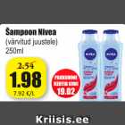 Allahindlus - Šampoon Nivea (värvitud juustule) 250 ml