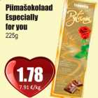 Allahindlus - Piimašokolaad Especially for you, 225 g