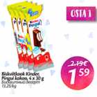 Allahindlus - Biskviitkook Kinder, Pingui kakao, 4 x 30 g