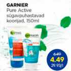 GARNIER Pure Active sügavpuhastavad koorijad, 150 ml