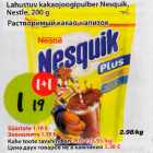 Allahindlus - Lahustuv kakaojoogipulber Nesquik,Nestle, 200 g