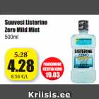 Allahindlus - Suuvesi Listerine
Zero Mild Mint
500ml
