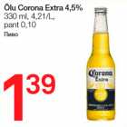 Allahindlus - Õlu Corona Extra 4,5%