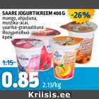 SAARE JOGURTIKREEM 400 G