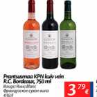 Allahindlus - Prantsusmaa KPN kuiv vein R.C.Bordeaux, 750 ml