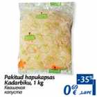 Allahindlus - Pakitud hapukapsas Kadarbiku, 1 kg