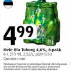 Hele õlu Tuborg 4,6%, 6-pakk