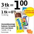 Hommikusöögibatoon Nesquik vüi Cini-Minis