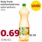 Allahindlus - Vichy Fresh
maitsestatud vesi