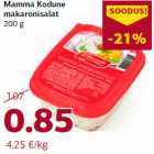 Allahindlus - Mamma Kodune
makaronisalat
200 g