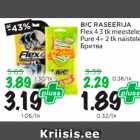 Allahindlus - BIC RASEERIJA Flex 4 3 tk meestele, Pure 4+2 tk naistele