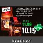 Allahindlus - MELITTA BELLACREMA KOHVIUBA 1 KG