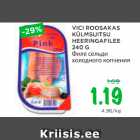 Allahindlus - VICI ROOSAKAS KÜLMSUITSU HEERINGAFILEE 240 G