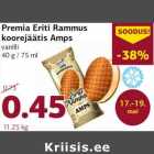 Allahindlus - Premia Eriti Rammus
koorejäätis Amps
vanilli
40 g / 75 ml