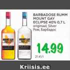 Alkohol - BARBADOSE RUMM
MOUNT GAY
ECLIPSE