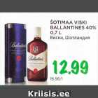 ŠOTIMAA VISKI
BALLANTINES 