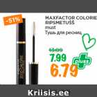 Allahindlus - MAXFACTOR COLORIE
RIPSMETUŠŠ