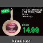 Allahindlus - AM GRANITO ROSE
NON-STICK PANN
26 CM