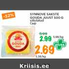 Allahindlus - SYNNOVE SAKSTE
GOUDA JUUST 500 G