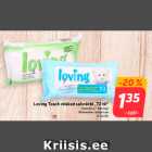 Allahindlus - Loving Touch niisked salvrätid , 72 tk*