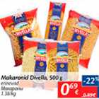 Allahindlus - Makaronid Divella, 500 g