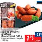 Allahindlus - Kuldne grillvorst juustuga Rannarootsi, 500 g