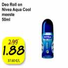 Allahindlus - Deo Roll on Nivea Aqua Cool meeste