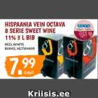 Hispaania vein Octava 8 serie Sweet Wine 11%, 3 l BIB