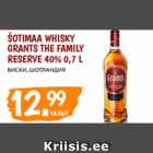 ŠOTIMAA WHISKY GRANTS THE FAMILY RESERVE 40% 0,7 L 