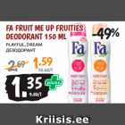 Allahindlus - FA FRUIT ME UP FRUITIES DEODORANT 150 ML