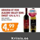 GRUUSIA GT VEIN ALAZANI VALLEY SEMISWEET 12% 0,75 L 