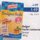 Allahindlus - Bulgur Facile Lustucru 360 g