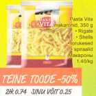 Allahindlus - Pasta Vita makaronid, 350 g 