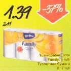 Allahindlus - Tualettpaber Grite Family,8 rulli