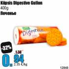 Küpsis Digestive Gullon
400g
