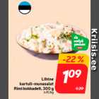 Lihtne
kartuli-munasalat
Rimi kokkadelt, 300 g