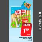 Juustupulgad lastele
Pik-Nik, 140 g