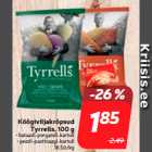 Köögiviljakrõpsud
Tyrrells, 100 g