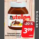 Магазин:Hüper Rimi,Скидка:Шоколадно-ореховый крем
Nutella, 600 г