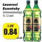 Allahindlus - Lauavesi
Essentuky
(mineraalainetega)
1L / 2 sorti