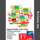 Allahindlus - Jogurt Fruttis, 4 tk x 125 g