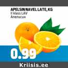 APELSIN NAVEL LATE, KG