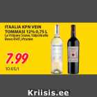 Allahindlus - ITAALIA KPN VEIN
TOMMASI 12% 0,75 L