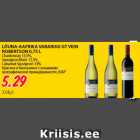 Allahindlus - LÕUNA-AAFRIKA VABARIIGI GT VEIN
ROBERTSON 0,75 L