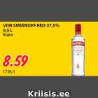 Allahindlus - VIIN SMIRNOFF RED 37,5%,
0,5 L