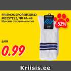 Allahindlus - FRIENDS SPORDISOKID
MEESTELE, NR 40–46