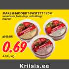 Allahindlus - MAKS & MOORITS PASTEET 170 G