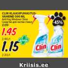 Allahindlus - CLIN KLAASIPUHASTUSVAHEND
500 ML