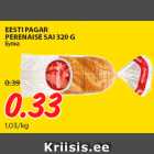 Allahindlus - EESTI PAGAR
PERENAISE SAI 320 G