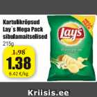 Kartulikrõpsud Kay´s Mega Pack sibulamaitselised 215 g